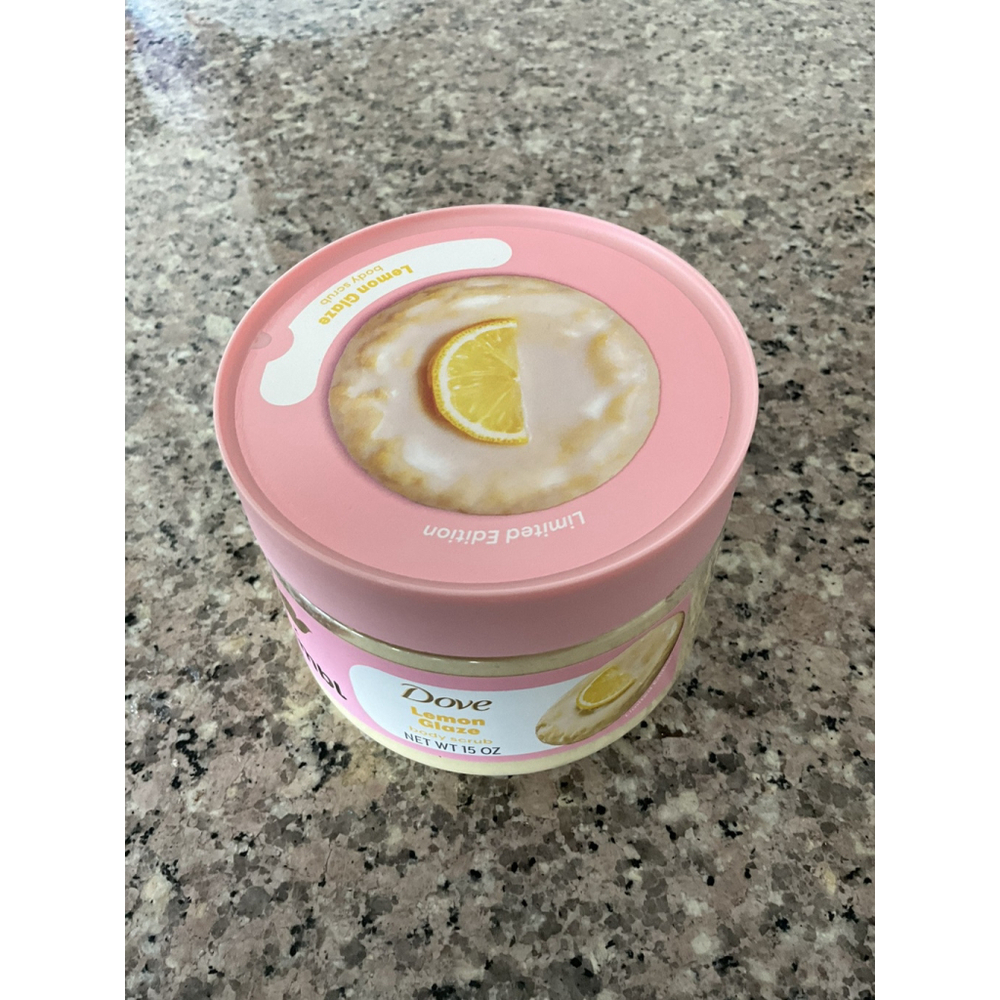 Dove X Crumbl Body Scrub Lemon Glaze 15 oz BRAND NEW - Picture 2 of 7